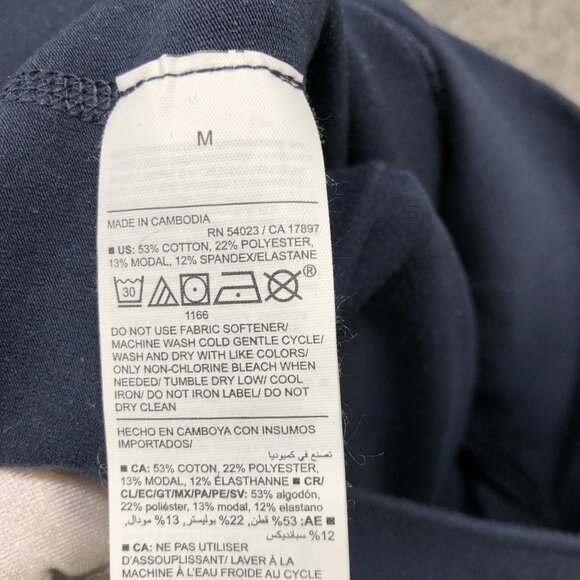 Old Navy Active Extra High Rise Slim Boot-Cut Yoga Pants Womens M Navy Blue - Picture 9 of 9